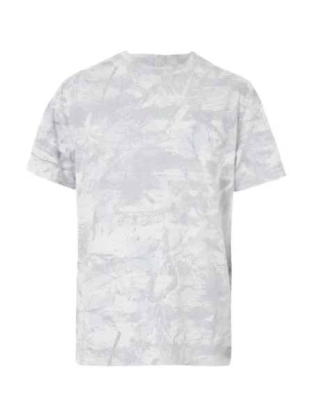 HOLLISTER Tričko světle šedá bílá