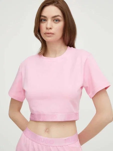 Majica lounge HUGO roza