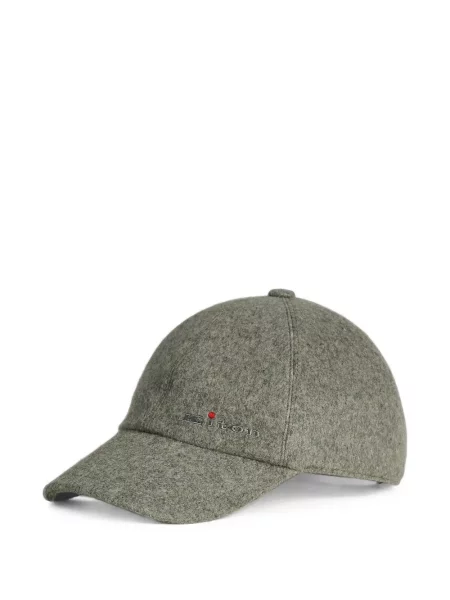 Șapcă Kiton cu broderie gri