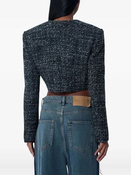 Tweed levágott dzseki Diesel fekete