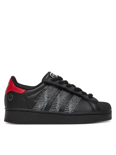 Снікерcи adidas Superstar Led Lights Comfort Closure Elastic Lace Shoes чорний