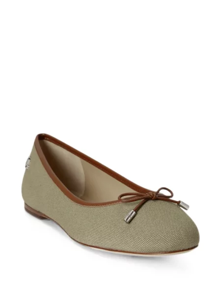 Balerini Lauren Ralph Lauren cu funde verde