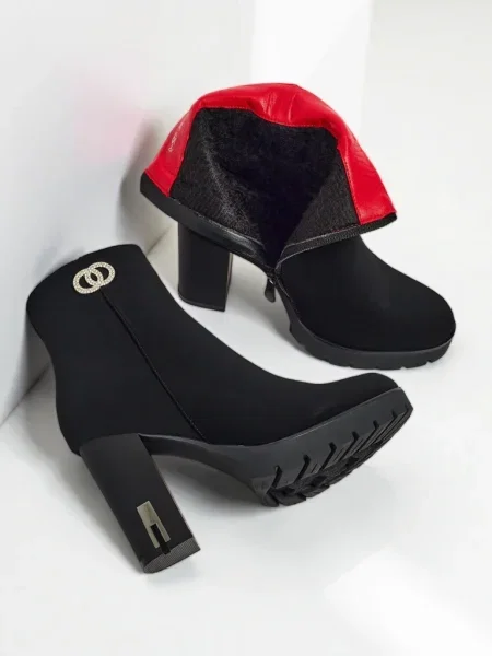 Gleznă botine Resti negru