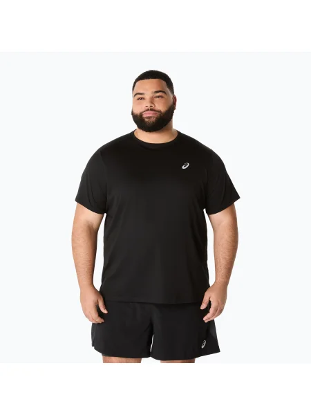 Asics futós póló Core sima fekete