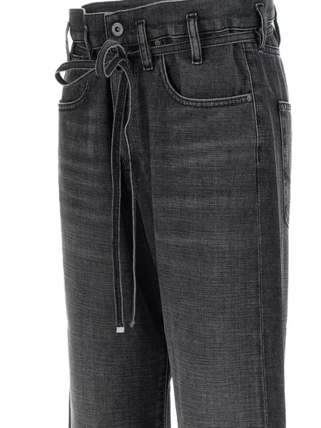 Blugi Ag Jeans cu legături gri