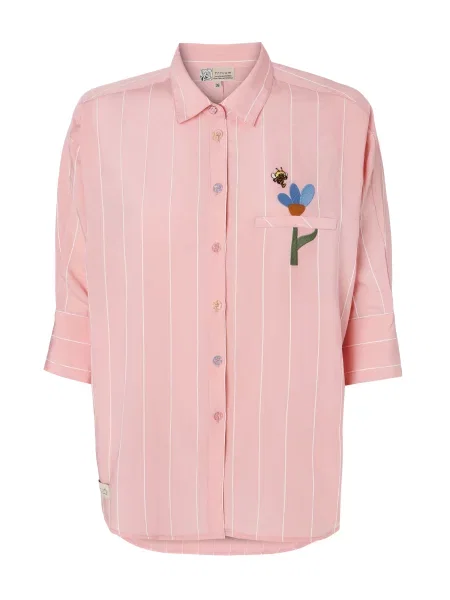 TATUUM Tricou pastel roz