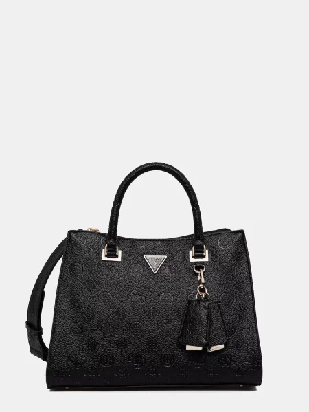 Geantă messenger Guess negru