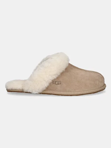 UGG kapcie zamszowe Scuffette II beżowy