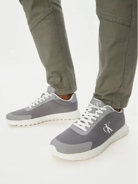 Tenisice Calvin Klein 3 Eva Runner Mesh siva