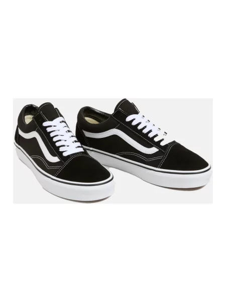 Sneakersy Vans Old Skool skórzane czarne