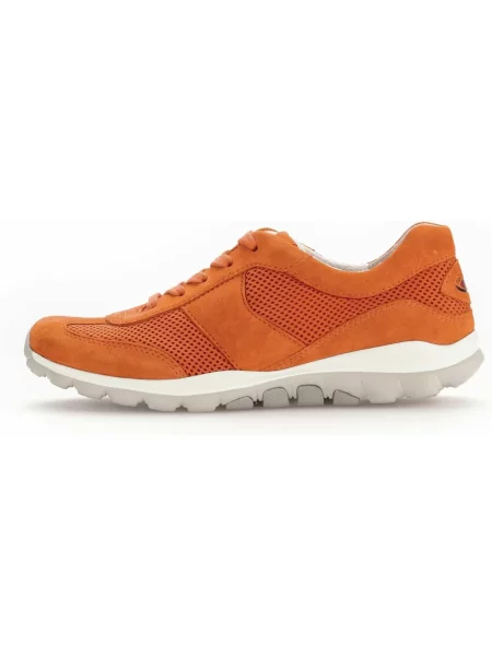Sneakersy Gabor biznesowe zamszowe trekkingowe pomarańczowe