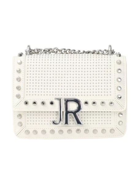 Richmond Torebki Kobieta ONE SIZE torba na ramię z srebrnymi detalami biały