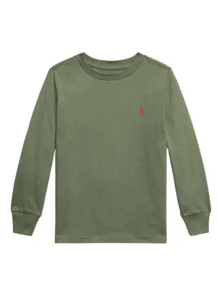 Koszulka polo dziecięca Polo Ralph Lauren zielona