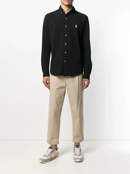 Siuvinėta marškiniai Polo Ralph Lauren juoda