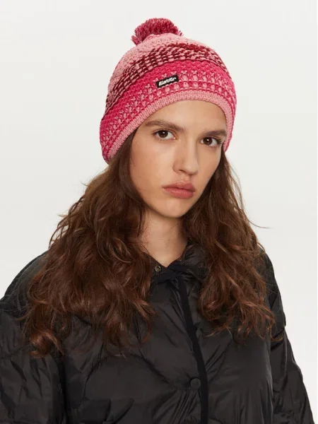 Kepurė Eisbär Brock Pompon raudona