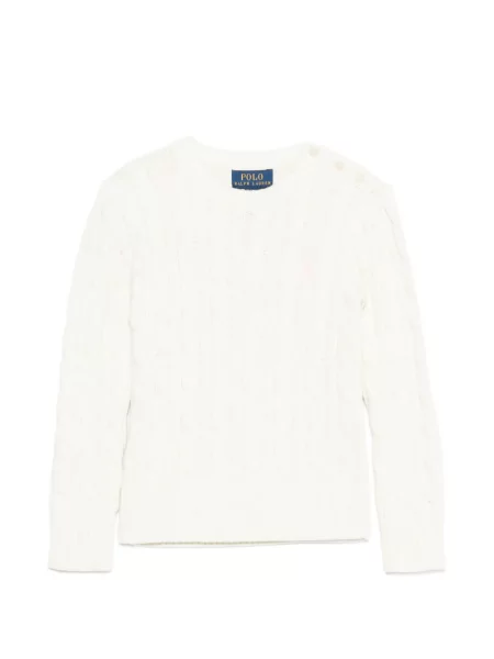Sweter dziecięcy Polo Ralph Lauren biały