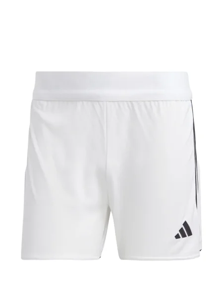Tricou polo Adidas cu dungi alergare cu bretele alb