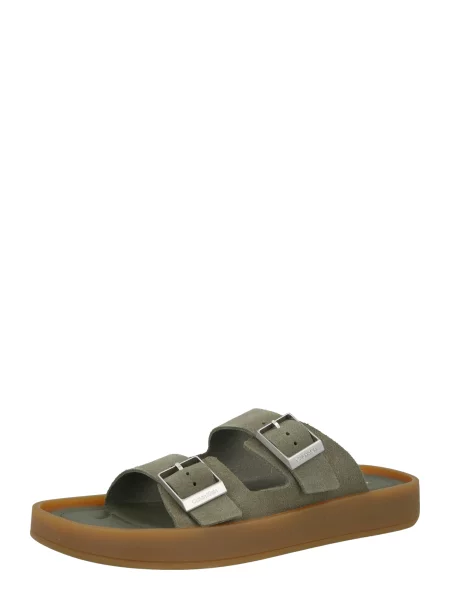 Saboți Calvin Klein verde