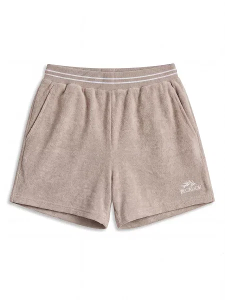 Pegador Pantaloni Anastasia Frottee maro cappuccino alb