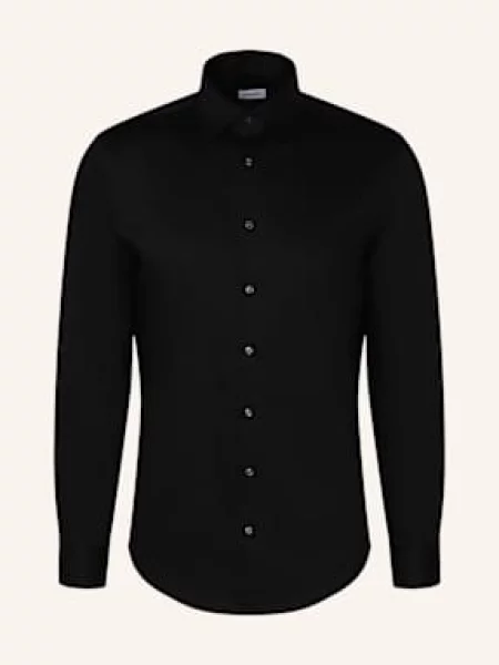 Seidensticker Koszula Biznesowa O Kroju X-Slim Fit schwarz czarna