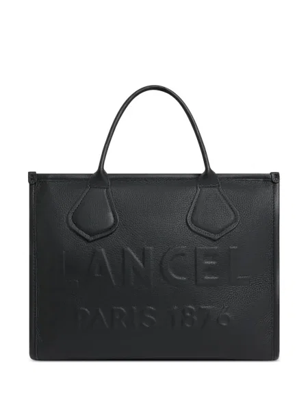 Geanta de piele Lancel din piele negru