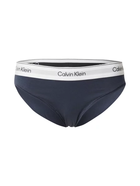 Calvin Klein Underwear Slip albastru marin / gri deschis / negru alb