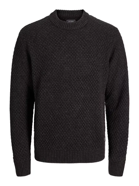 JACK & JONES Pulover JJBlake metalic gri