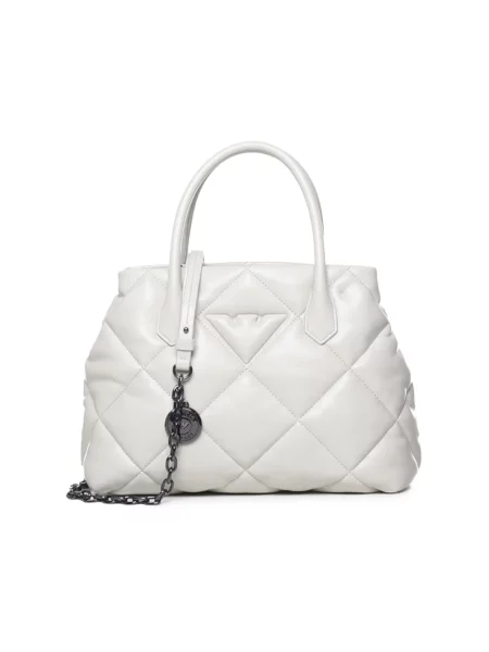 Torebka Emporio Armani z logo biała