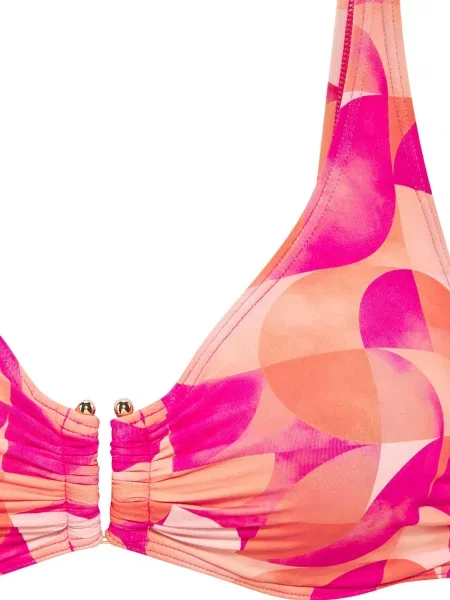 LASCANA Bikinový top oranžová / svetlooranžová ružová