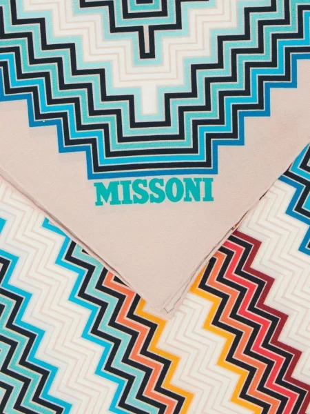 Fular Missoni de mătase cu imagine