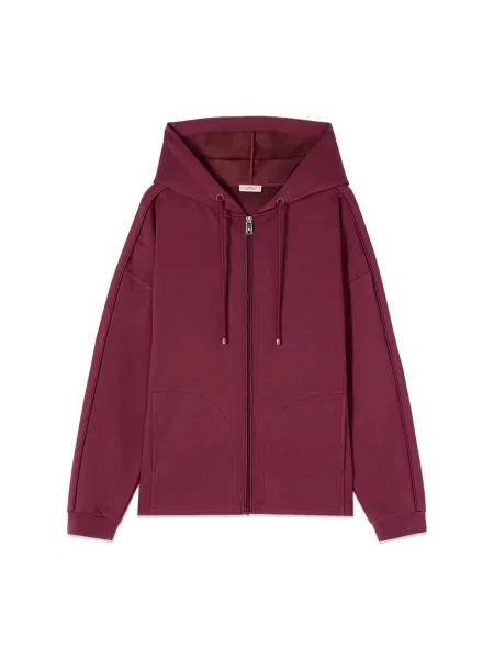 Bluza z kapturem Oltre z kapturem czerwona