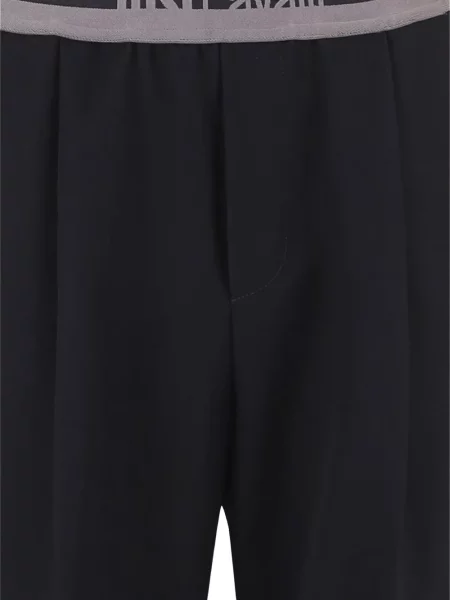 Pantaloni Just Cavalli cu autograf negru