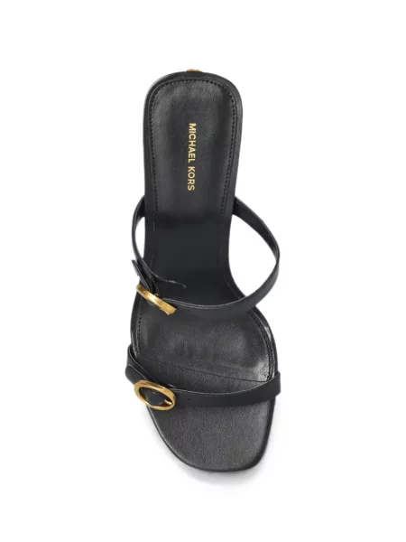 Geantă Michael Michael Kors cu autograf cu cataramă negru