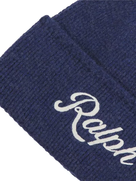 Căciulă Polo Ralph Lauren tricotate cu autograf chunky gri