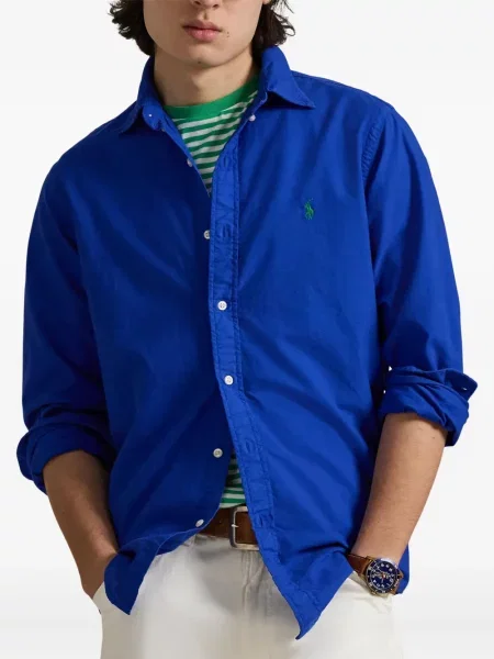 Czapka z daszkiem Polo Ralph Lauren w kratkę z twillu biznesowa niebieska