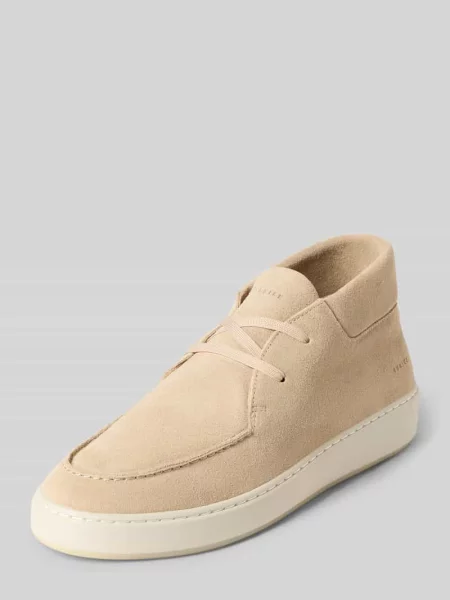 Sneakersy ze skóry model Jiro Gio II' Nubikk beżowe