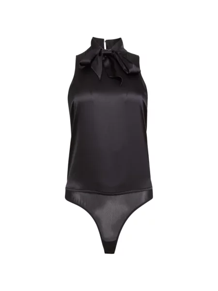 Bluză Fleur Du Mal de mătase negru