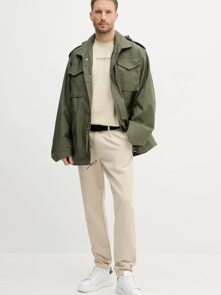 Tričko Alpha Industries Studio Edition BP T béžová