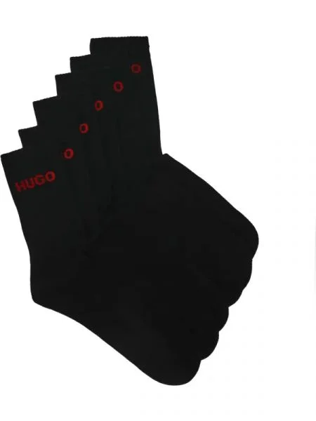 Hugo Bodywear Șosete RIB LOGO negru