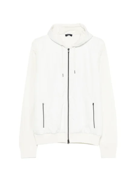 Hanorac cu glugă Herno alb
