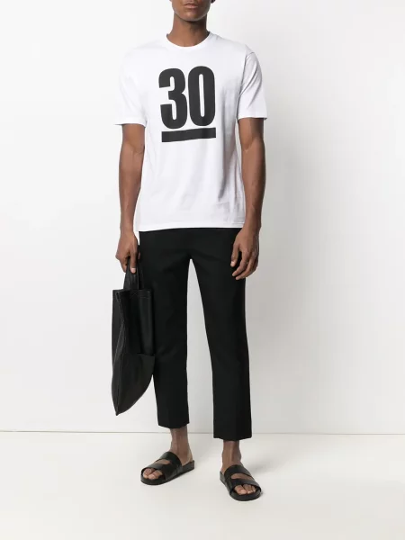 Tricou Undercover cu imagine alb