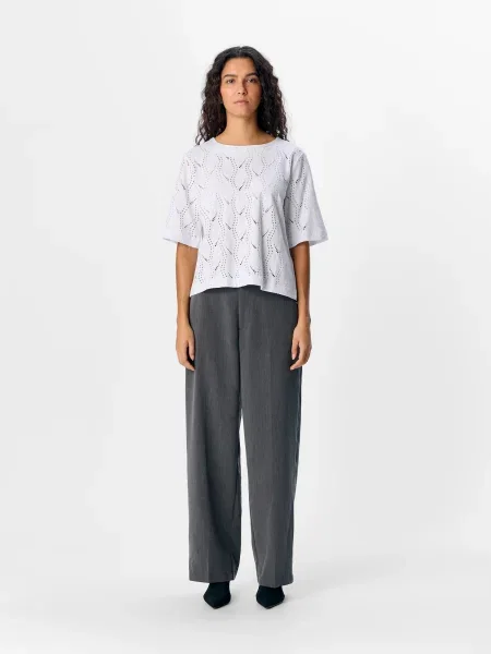 OBJECT Tricou OBJAVA' alb