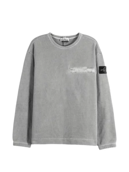 Φλις φούτερ Stone Island γκρι
