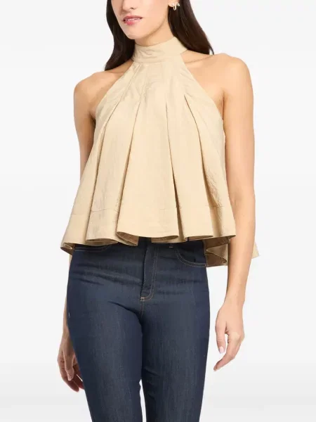 Top Cinq A Sept cu gât halter