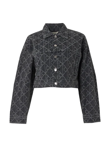 Calvin Klein Jeans geacă jeans negru