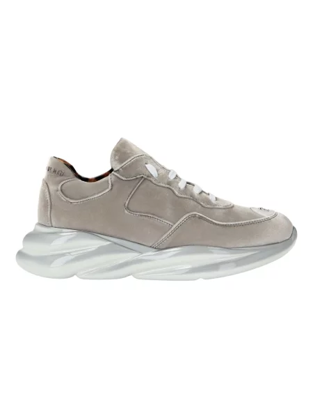 Sneakersy Philipp Plein skórzane szare