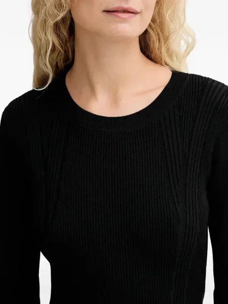 Rochie midi Sessun până la genunchi de costum negru