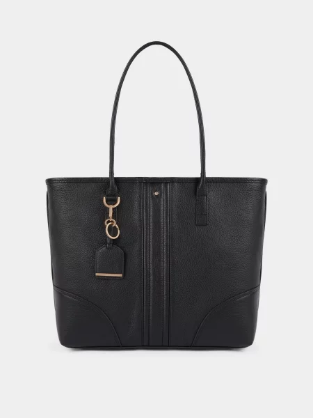 Кожаная сумка Geox черная