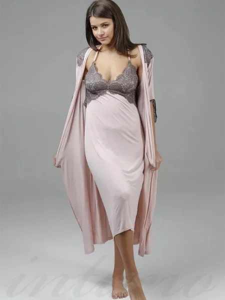 Костюмна піжама Effetto бежева