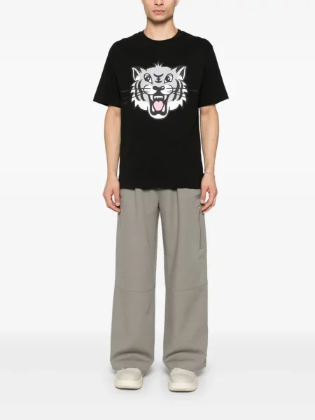 Tricou Kenzo cu dungi de tigru negru